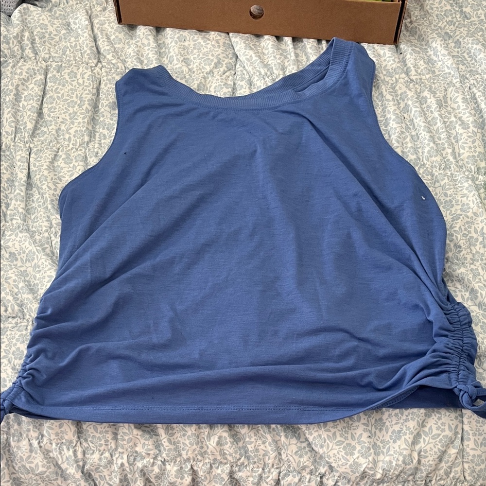 All in Motion Blue Tank Top